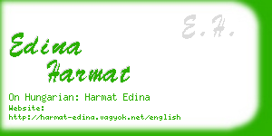 edina harmat business card